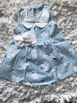 Easter dress with headband 3T