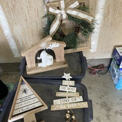 Christmas Wood Decor 