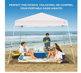 Brand New in the box. 8 x8 White Pop-Up Canopy Tent