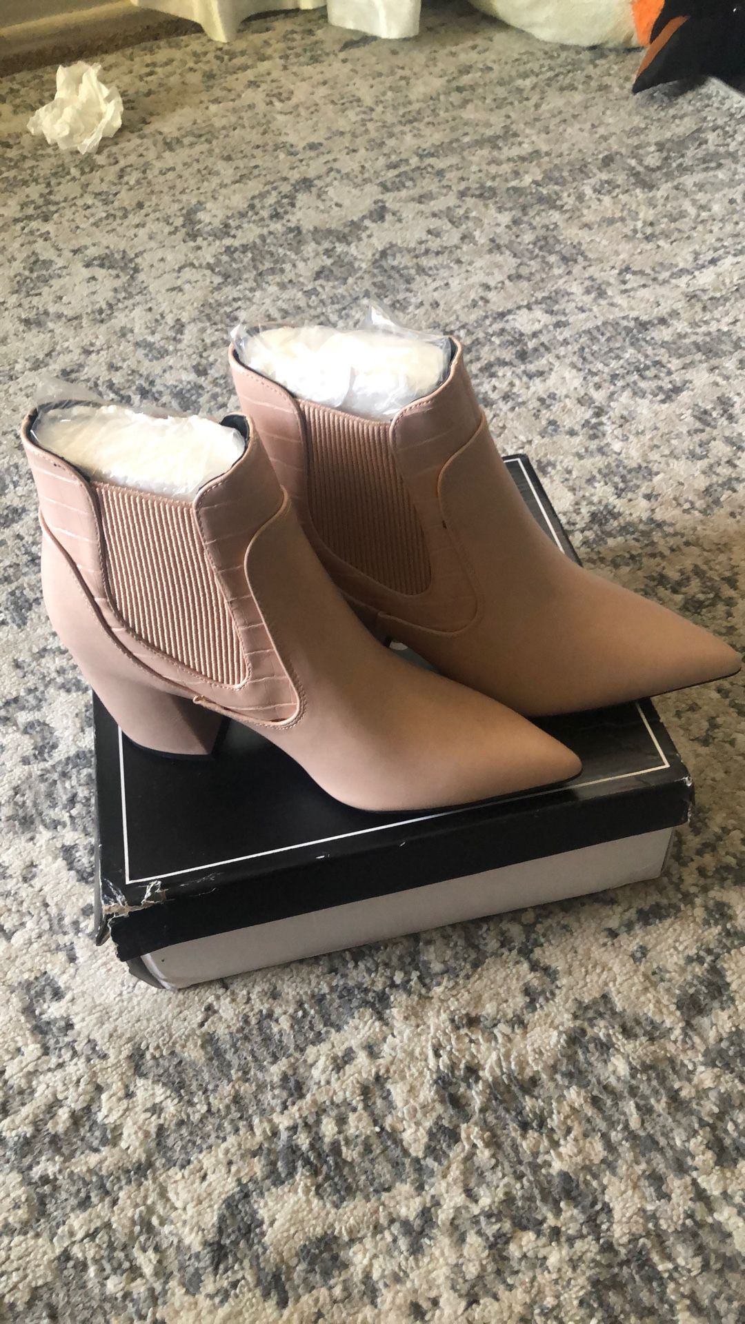 Blush Pink Boots
