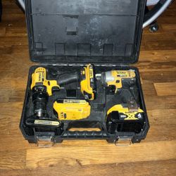 Full Dewalt Drill And Impact 