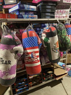 Kids jumbo punching bags new $30 each new