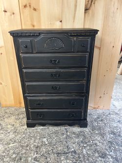 Primitive tall dresser