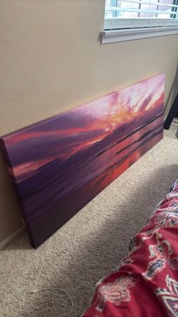 Sunset Canvas Wall Picture
