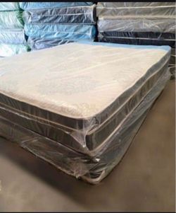 New KING Size Mattress With Box spring Set Colchones Nuevos King Size Mattress Bed