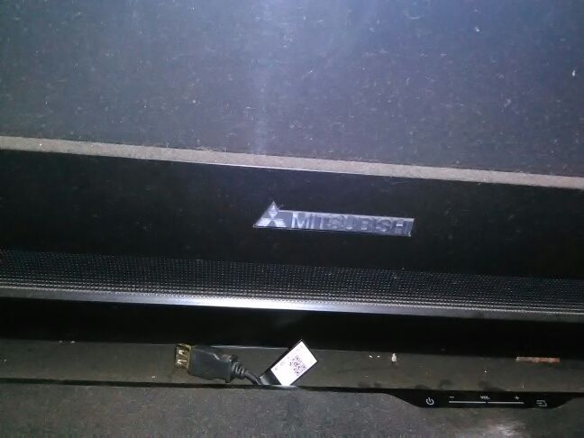 72" Mitsubishi (fat back) flat screen tv