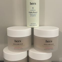 Hers Hair Care Conditioner And Scalp Scrub Bundle $5ea