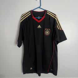 Germany National Team Jersey Mens XL Black Adidas 2010 2011 Football