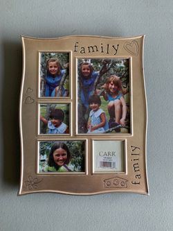 Silver Family Picture Frame