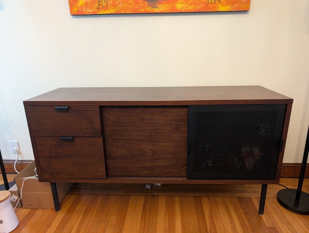 Crate And barrel Wood sideboard