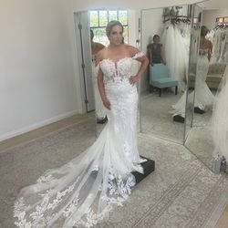Kitty Chen Wedding Dress For Sale Size 10