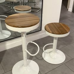 White Barstools 