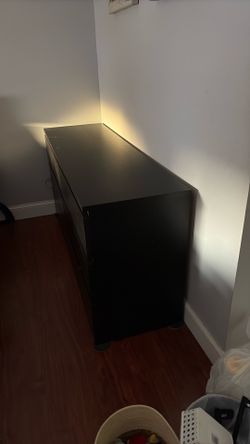 black dresser