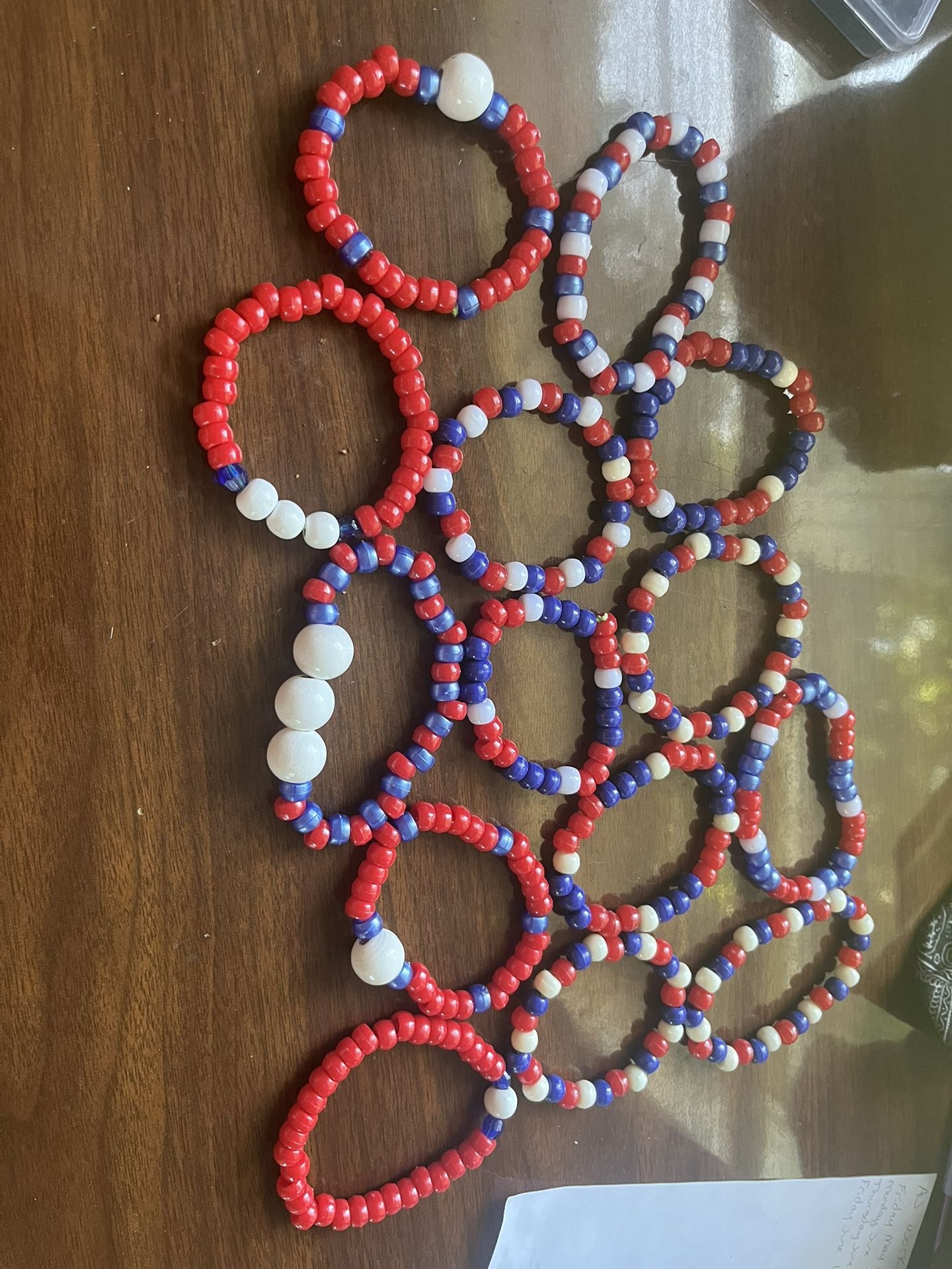 Red White And Blue Bracelets