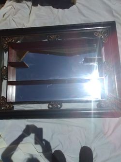 Antique living room mirror in Shelf