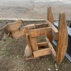 Free - Wooden Rocking horse - Free