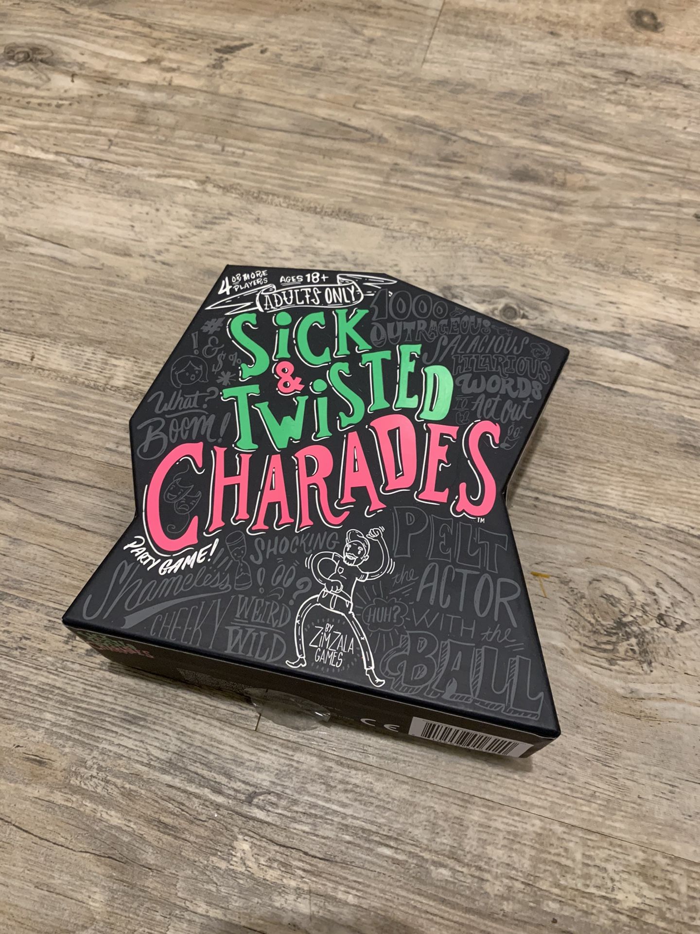 Sick & Twisted Charades Adult Board Game