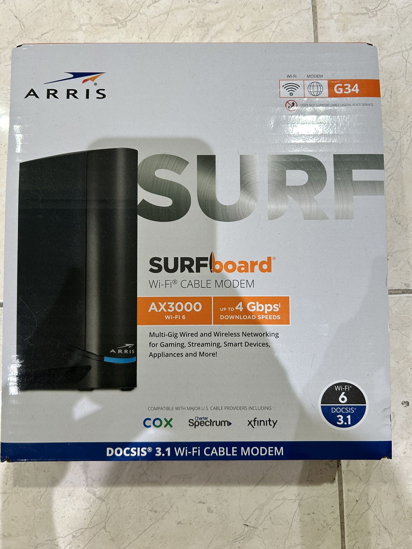 New Arris Surfboard Cable Modem