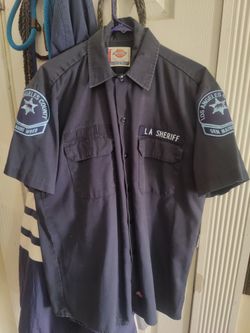 Sheriff's Work Shirts Lot Of 2