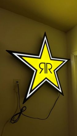 ROCKSTAR ENERGY DRINK LED LIGHT