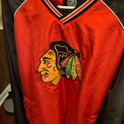 Chicago Black Hawks Pull Over Jacket