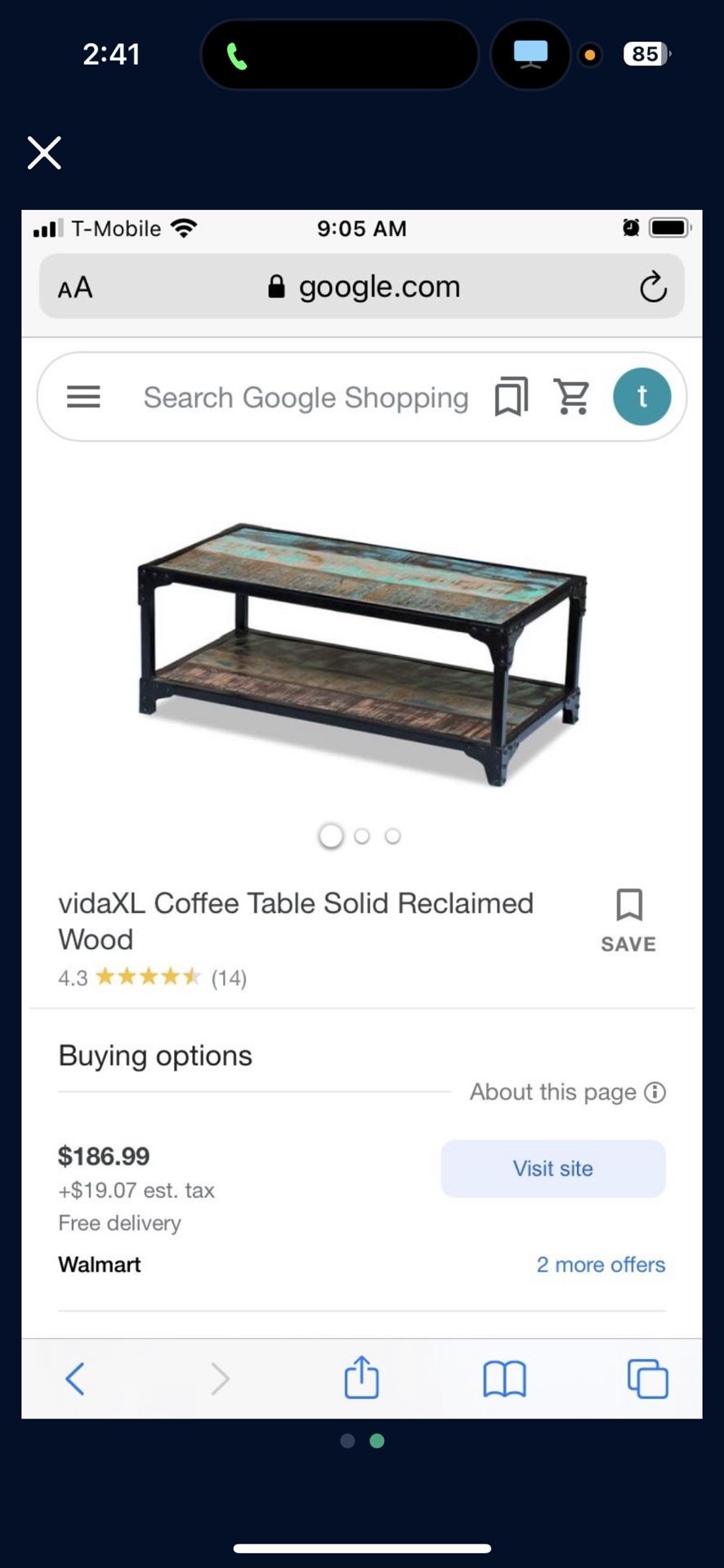 XLVida Reclaimed Wood Tables
