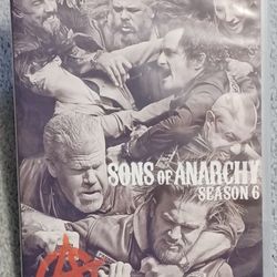 Sons Of Anarchy DVD Season 6 Show Movie 5 Disc Set Bikers Motorcycle Gang