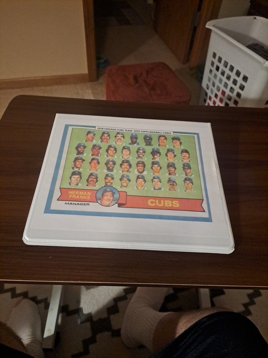 1978 CHICAGO CUBS TEAM - 1979 CHICAGO CUBS TOPPS BASEBALL CARDS 
