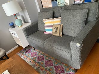 Ashley Furniture Gray Loveseat – Good Condition
