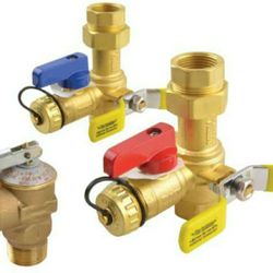 Brass Service Valves For Tankless Water Heater