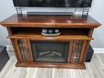 Cherrywood fireplace