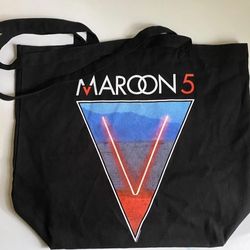 Maroon 5 Canvas Tote Book Bag 