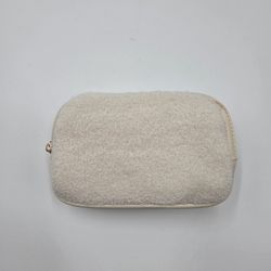 CITRUSY Boutique Sherpa Fleece Belt Bag Extended Strap Cream Crossbody Pack NEW