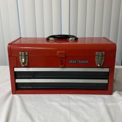 Vintage Craftsman tool storage unit