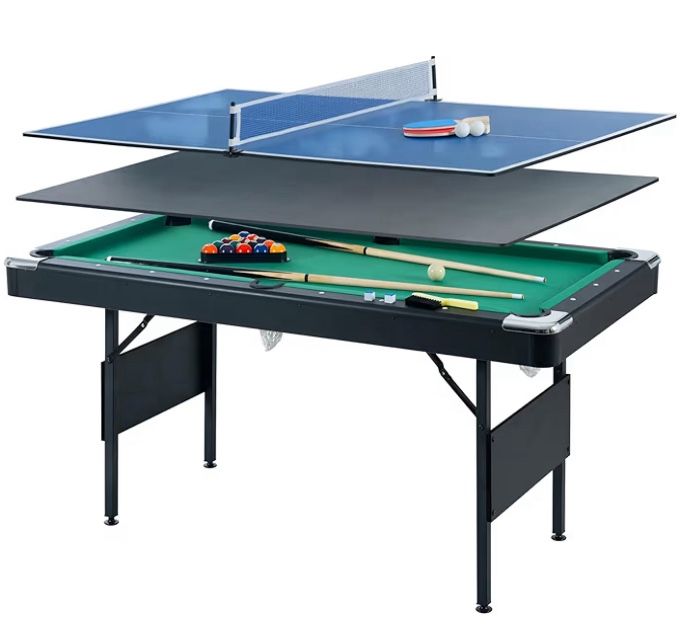 Pool Table and Table Tennis Combo