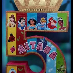 Personalized  Princess Piñata