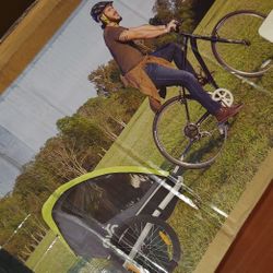 Cyclic Double 2 Seat Kids' Bike Trailer 2 in 1 $165