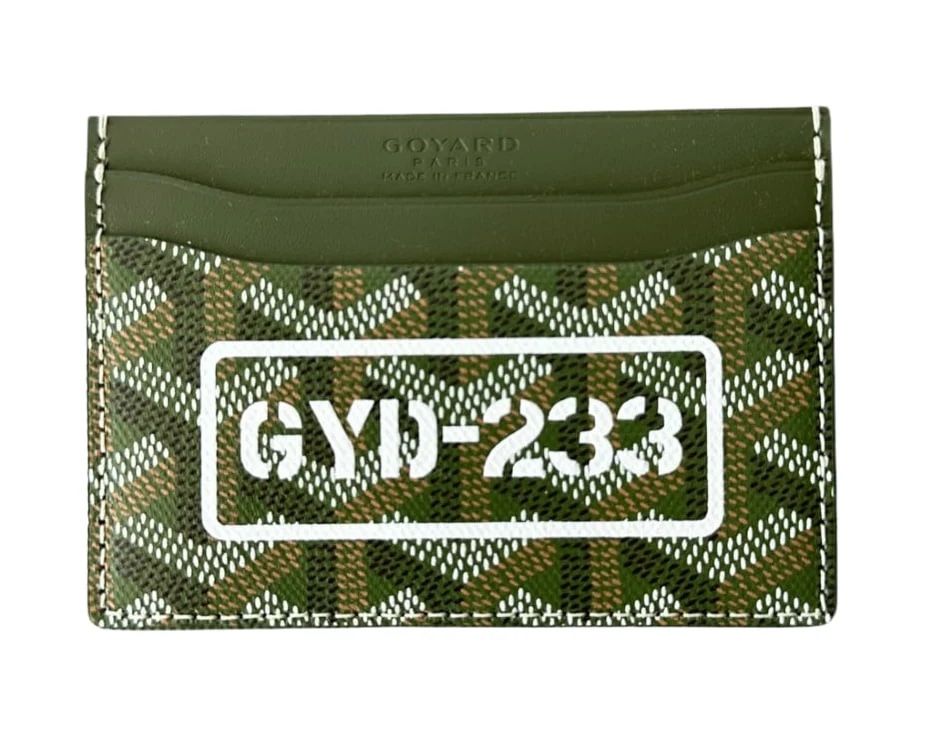 GOYARD SAINT SULPICE 'KHAKI' CARD HOLDE