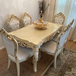 New In The Box 📦 Luxury Dining Table With 6 Chairs - Delivery And Financing Available 