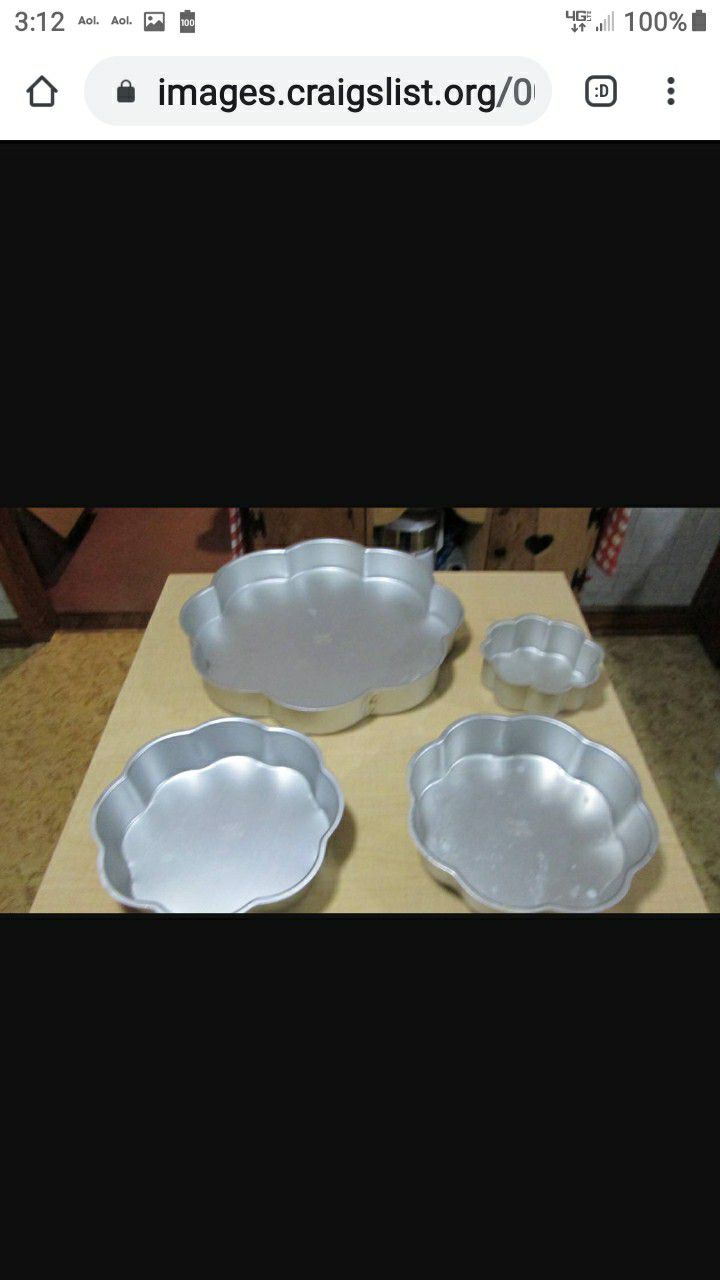 57 VINTAGE WILTON CAKEPANS FROM 70S--80S