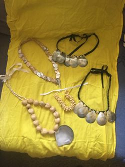 Authentic shell necklaces