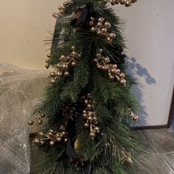 23x11 HGTV Home Collection Decorative Pine Topiary 