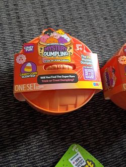 Candy corn dumplings