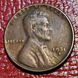 1931-S LINCOLN 1C ANTIQUE RESTRIKE COIN 