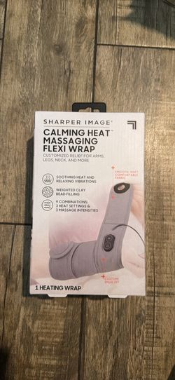 Sharper Image Calming Heat Massaging Flexi Wrap