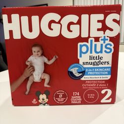 Huggies Diapers Size 2 174 Count