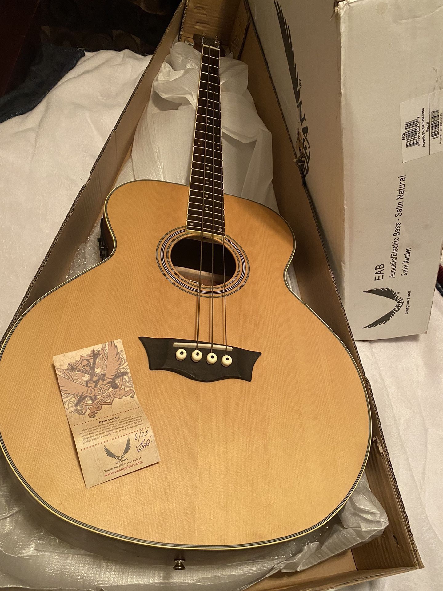 Dean EAB acoustic Bass