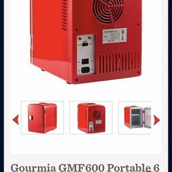 Mini Travel Or Small White Refrigerator 