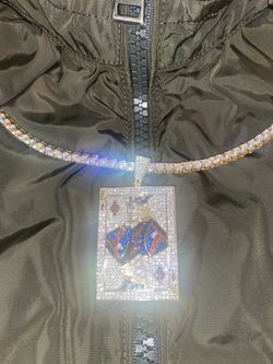 High Quality King Of Spades Pendant and Chain