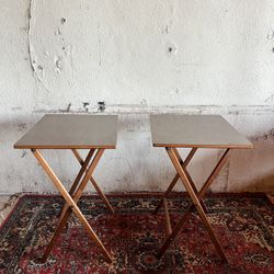    Two folding Tables
